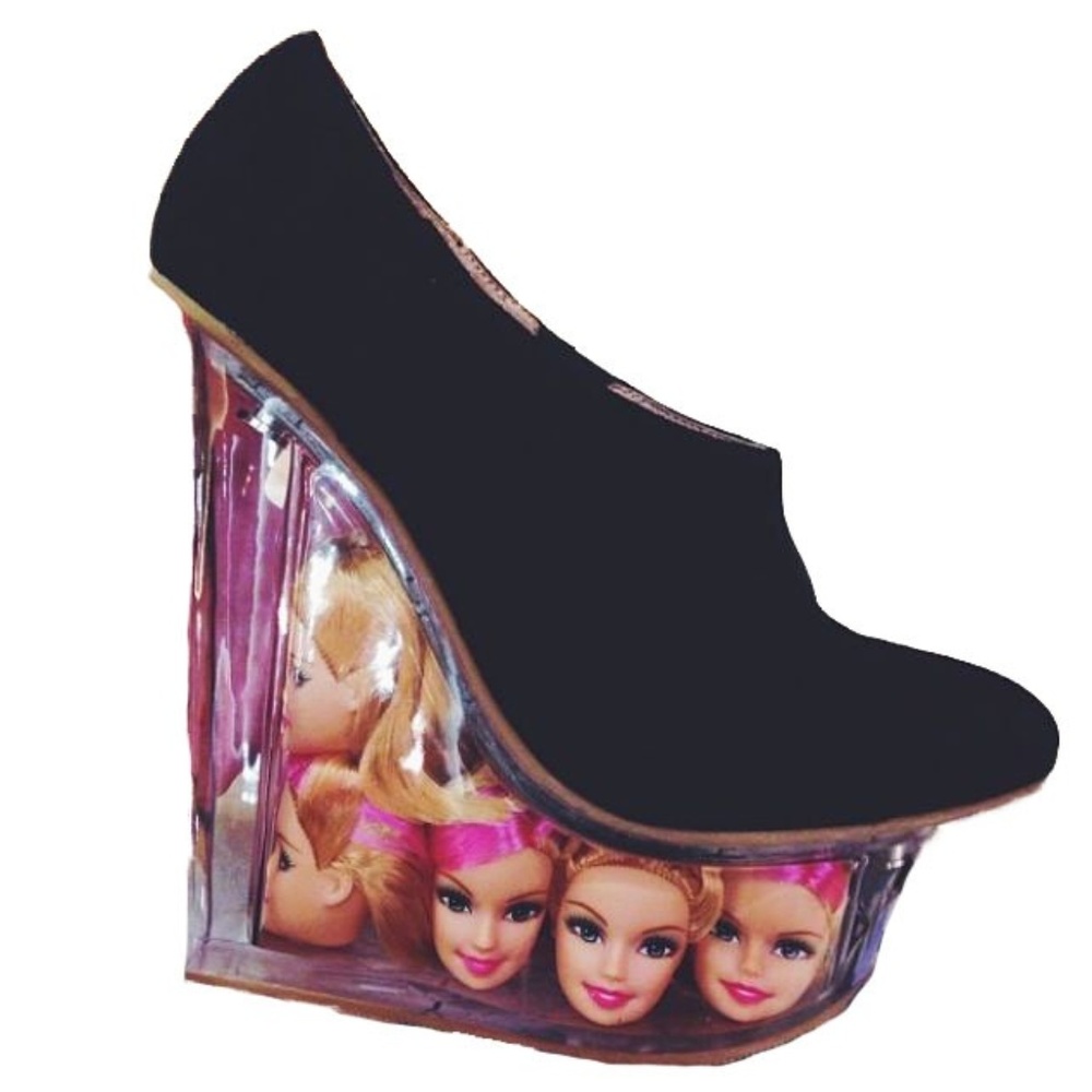 Jeffrey Campbell Icy Doll Barbie Head Shoes
